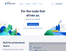 Tablet Screenshot of bitbucket.org